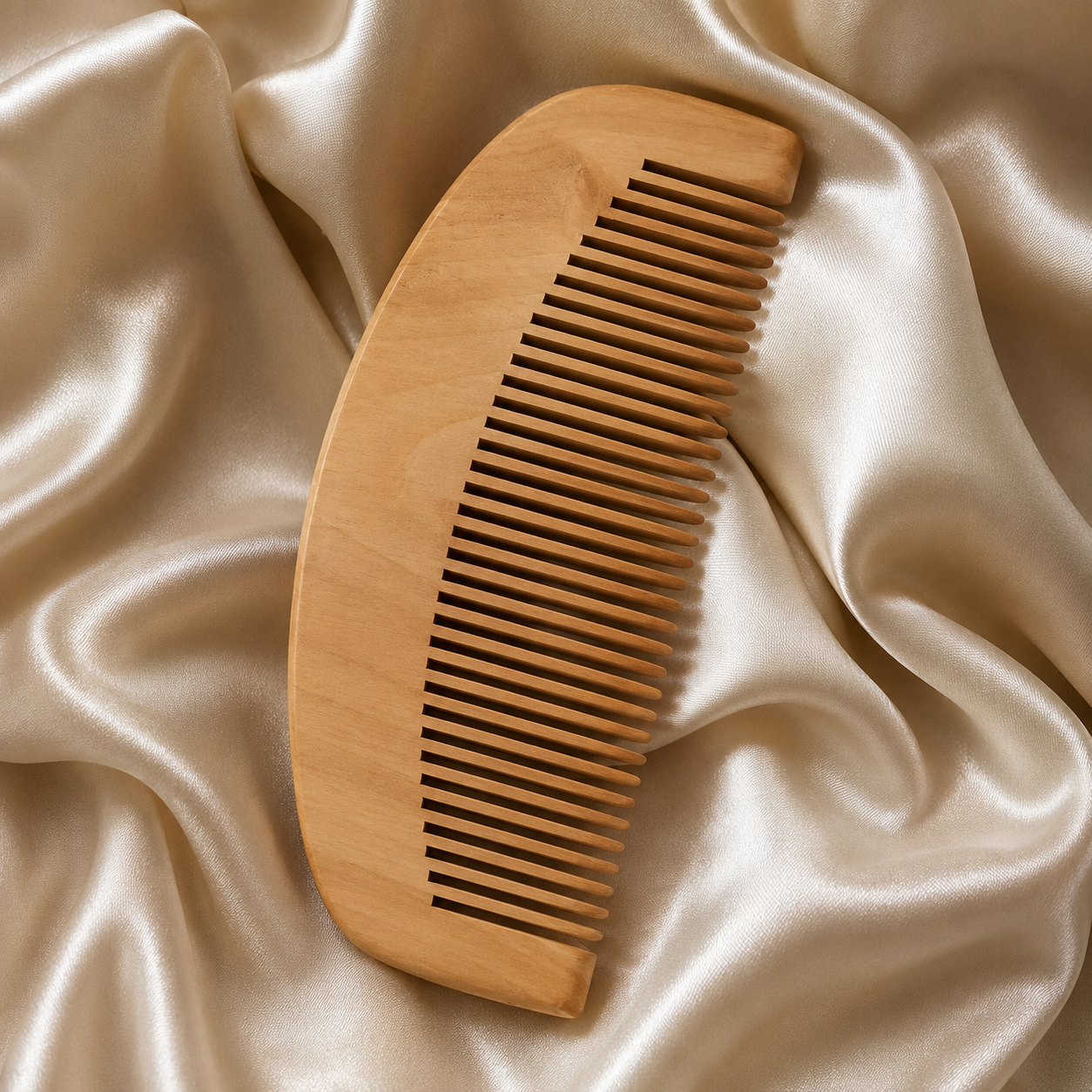 Premium Wooden Hair Comb for Hair Growth, Anti-Static & Detangling